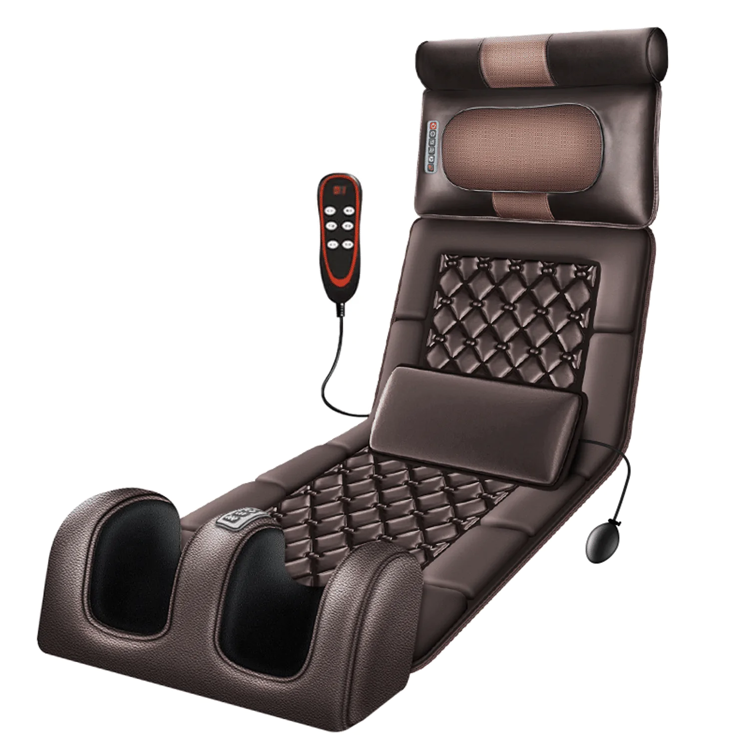 Role masaj Shiatsu si functie incalzire pentru spate saltea CLD